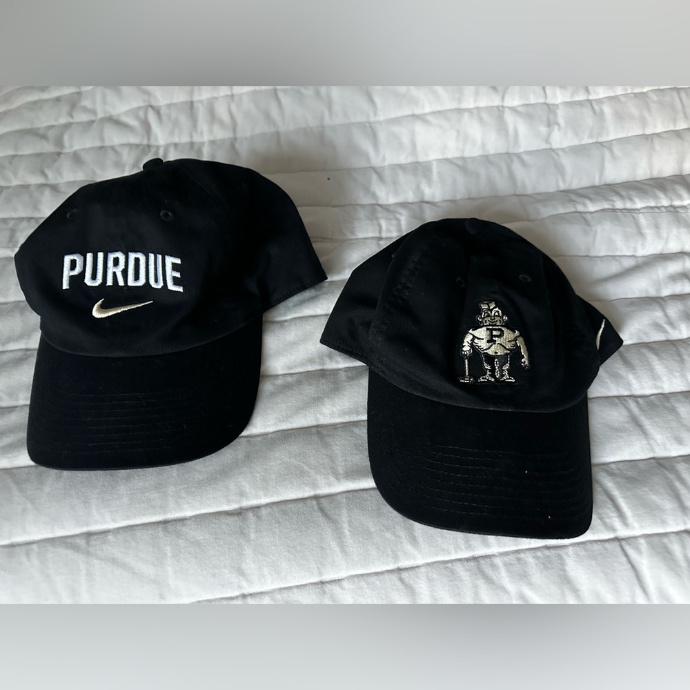 Nike Black Purdue unisex Hat Set